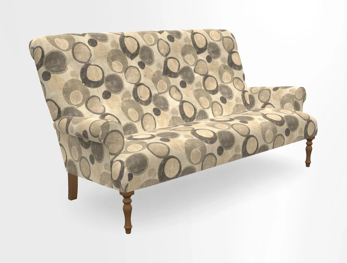 Chelsham 3 seater sofa in Two Tone Plain Biscuit