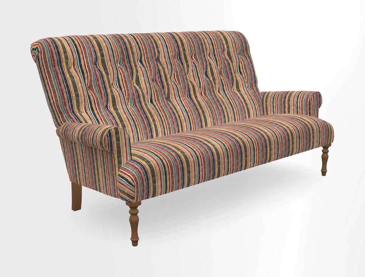 Chelsham 3 seater sofa in Two Tone Plain Biscuit