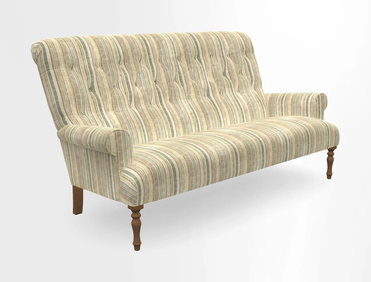 Chelsham 3 seater sofa in Two Tone Plain Biscuit