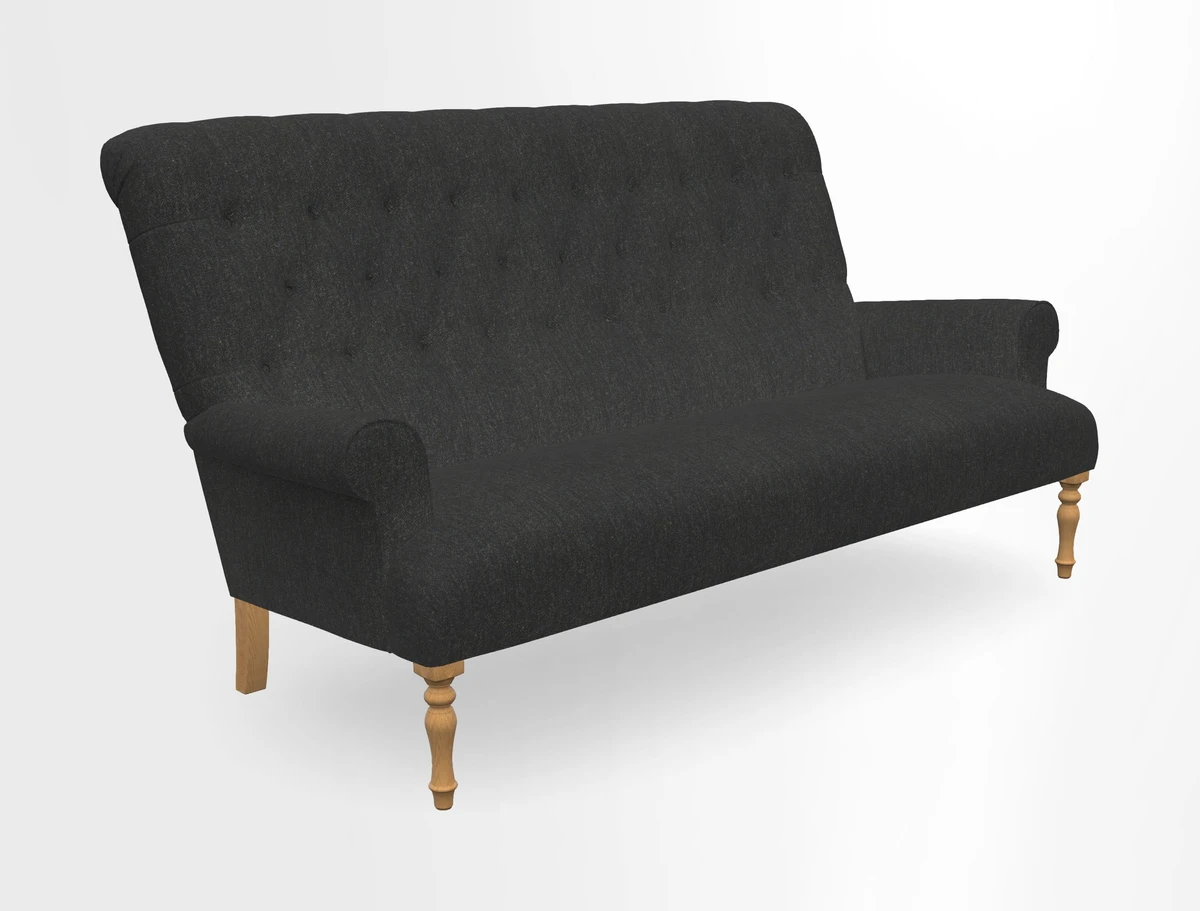 Chelsham 3 seater sofa in Two Tone Plain Biscuit