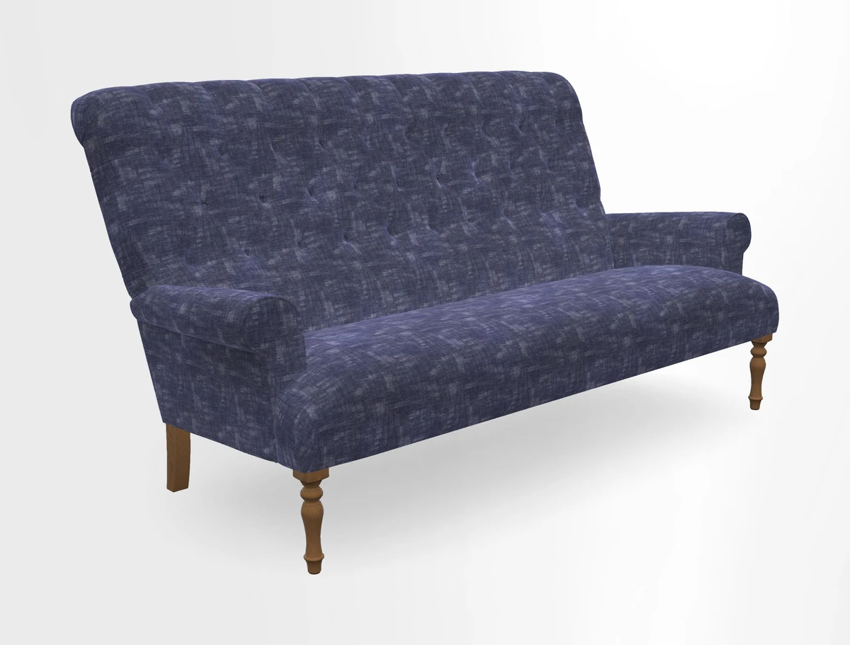 Chelsham 3 seater sofa in Two Tone Plain Biscuit