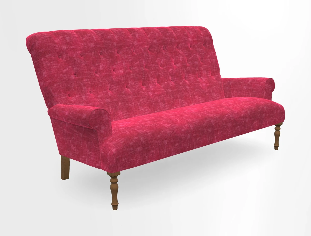Chelsham 3 seater sofa in Two Tone Plain Biscuit
