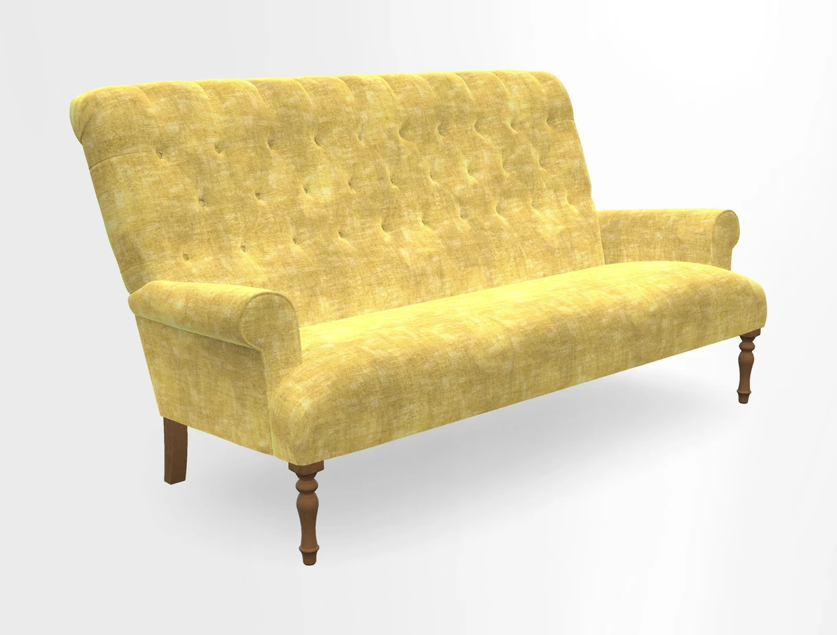 Chelsham 3 seater sofa in Two Tone Plain Biscuit