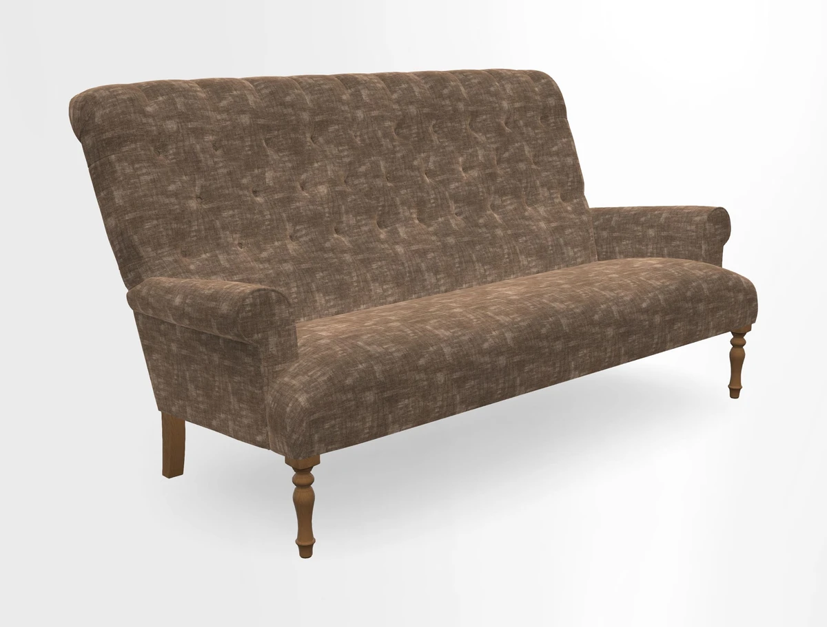 Chelsham 3 seater sofa in Two Tone Plain Biscuit