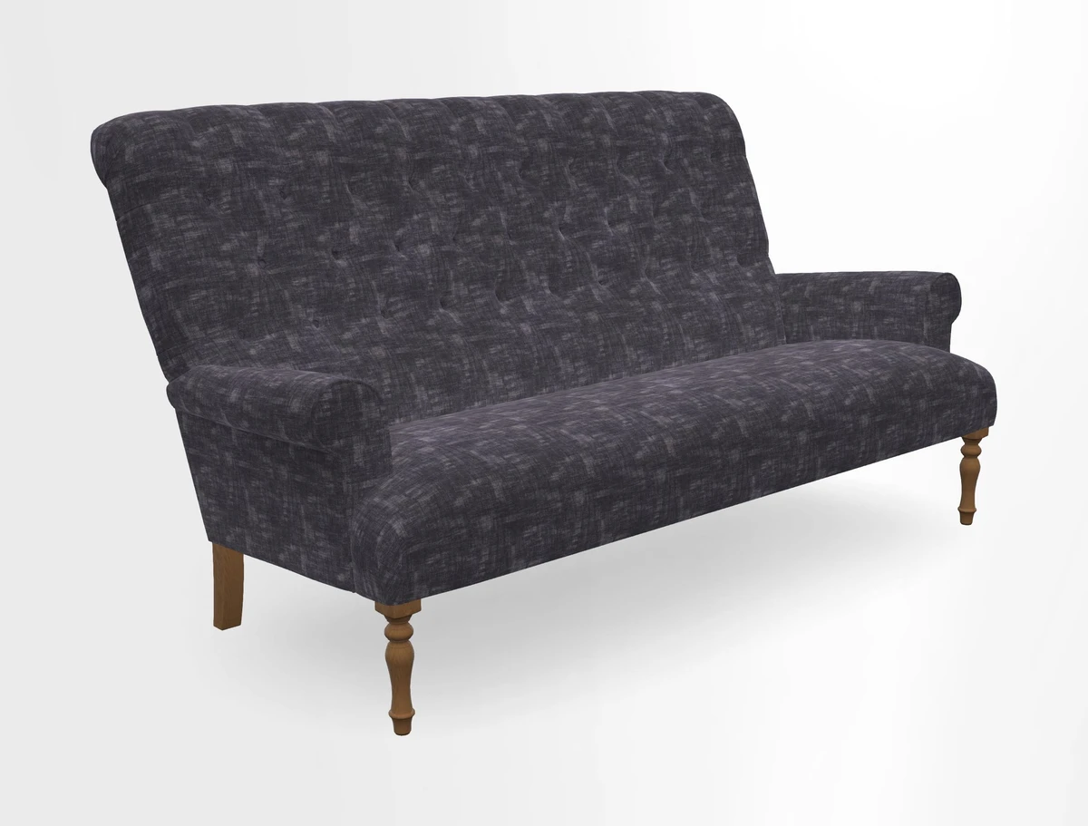 Chelsham 3 seater sofa in Two Tone Plain Biscuit
