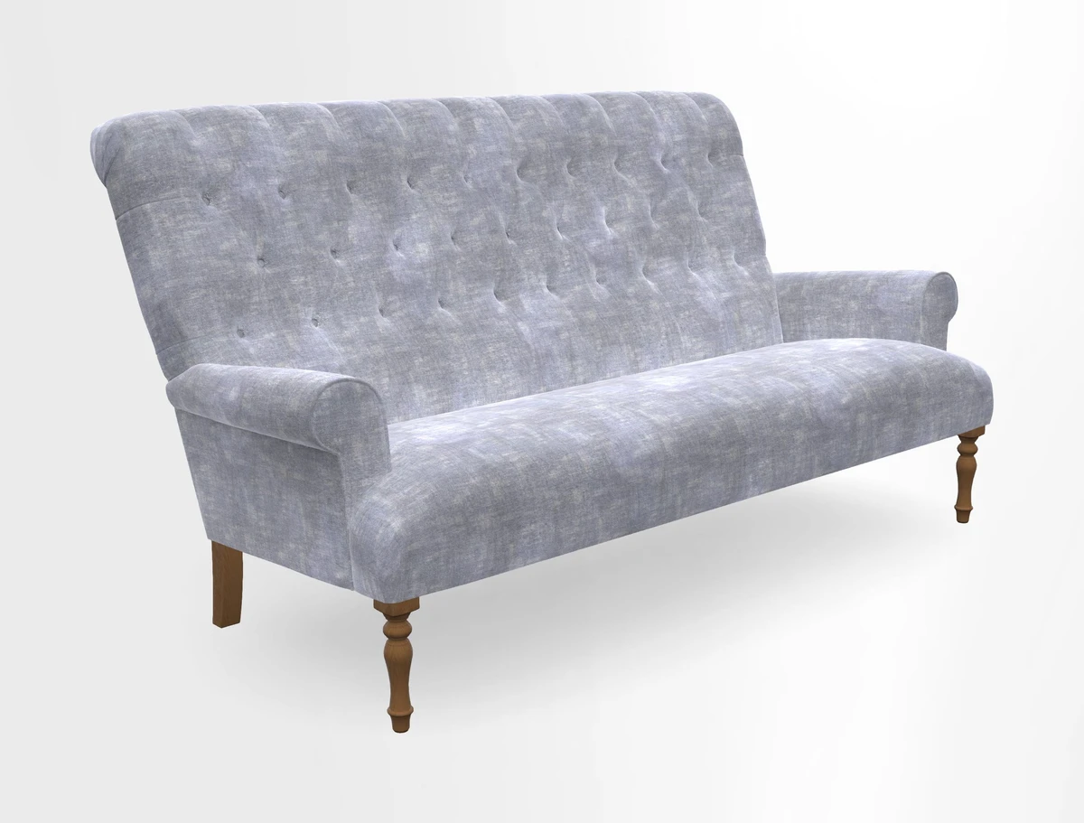 Chelsham 3 seater sofa in Two Tone Plain Biscuit