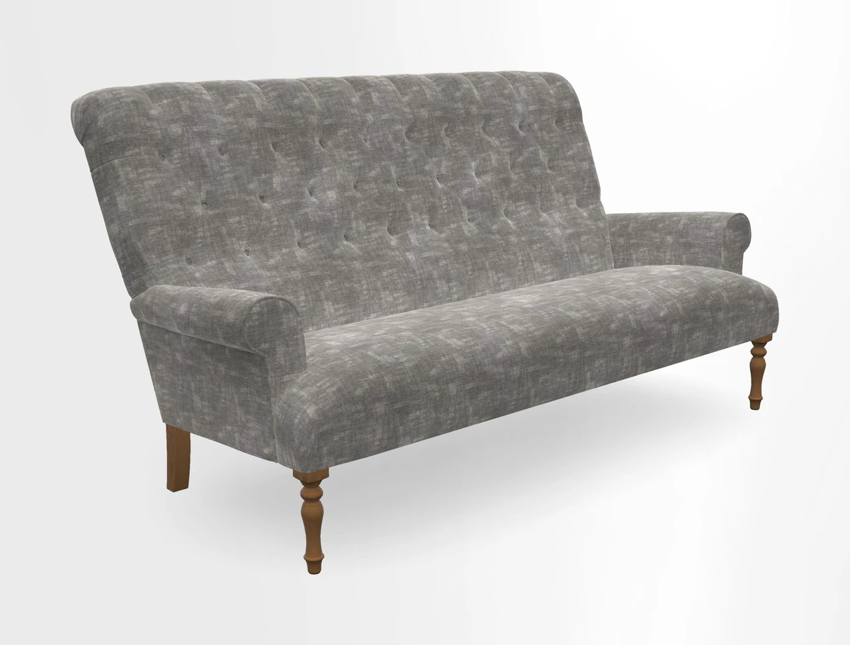 Chelsham 3 seater sofa in Two Tone Plain Biscuit