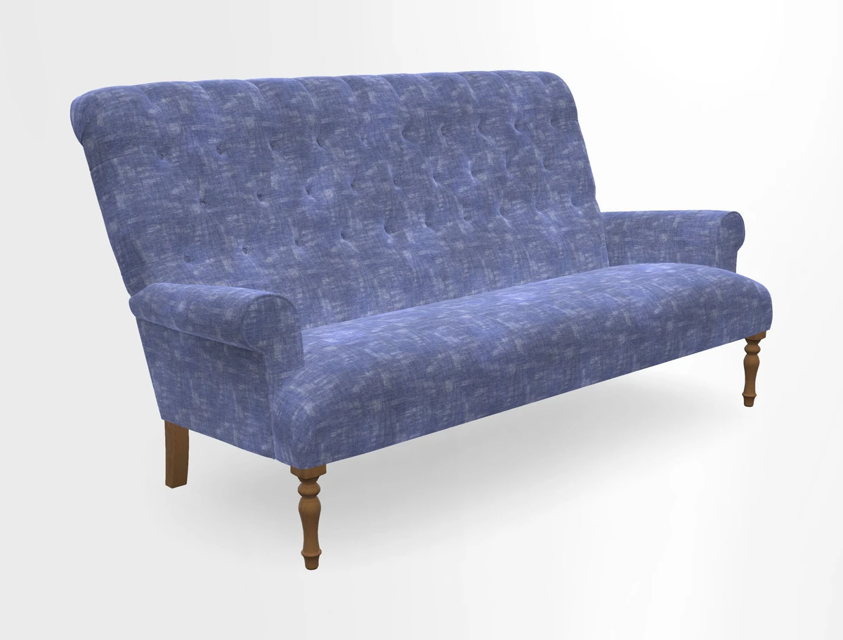 Chelsham 3 seater sofa in Two Tone Plain Biscuit