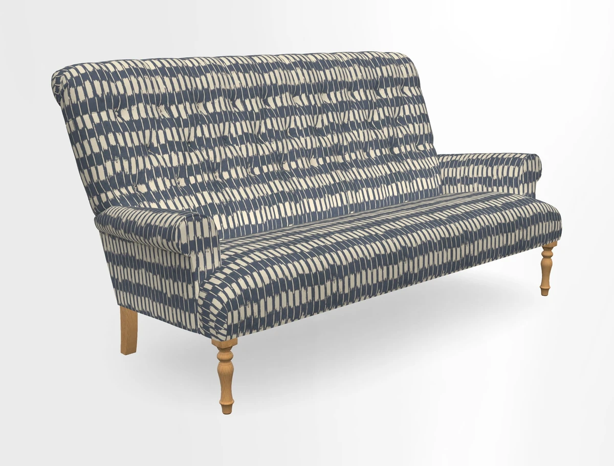 Chelsham 3 seater sofa in Two Tone Plain Biscuit
