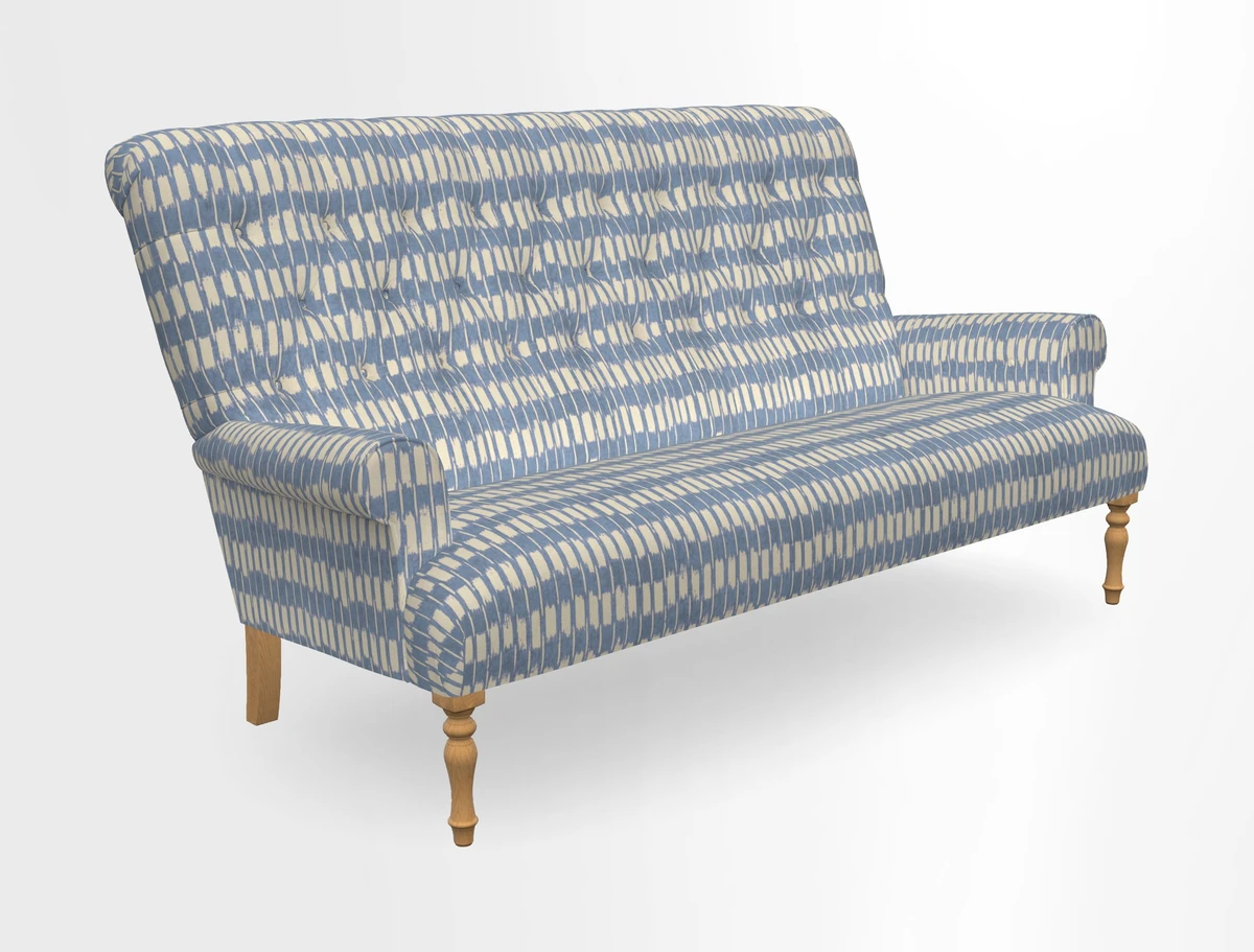 Chelsham 3 seater sofa in Two Tone Plain Biscuit