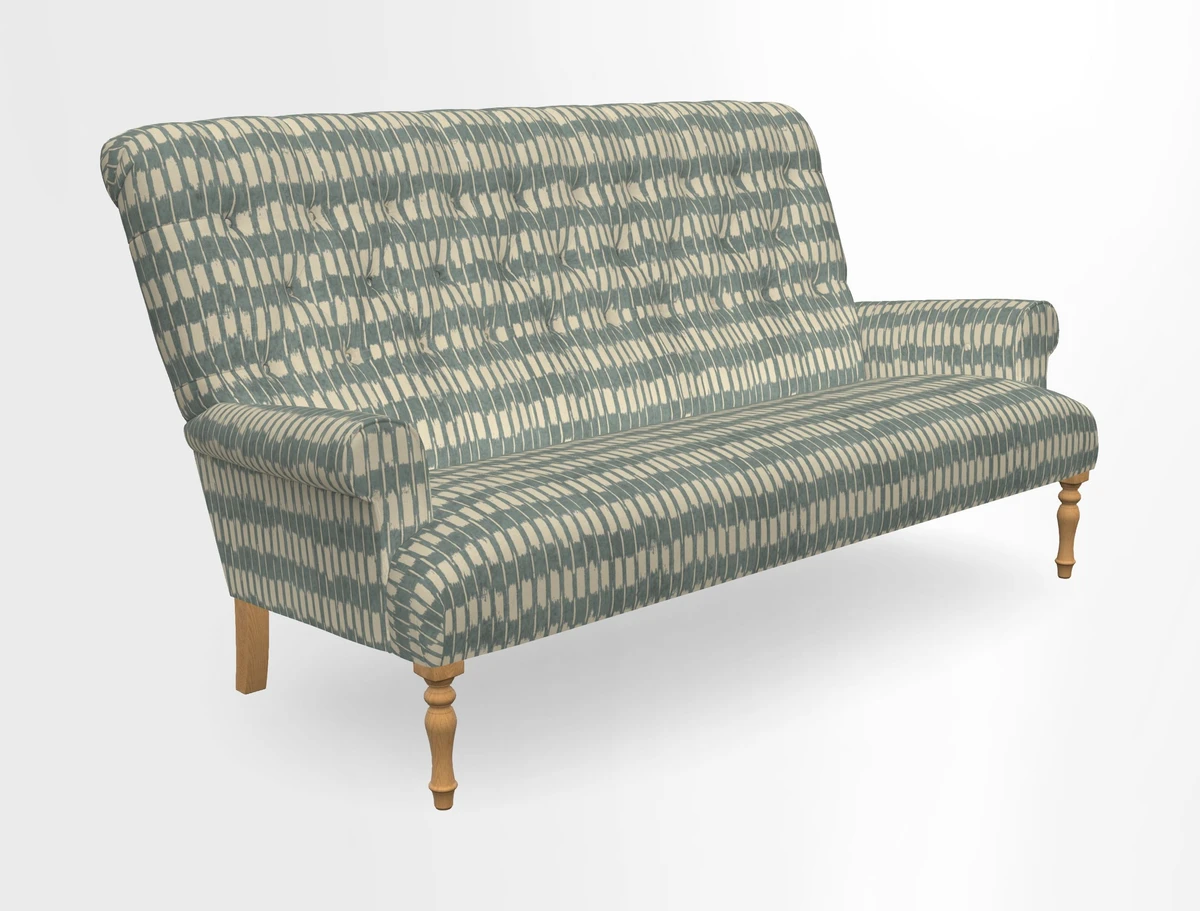 Chelsham 3 seater sofa in Two Tone Plain Biscuit
