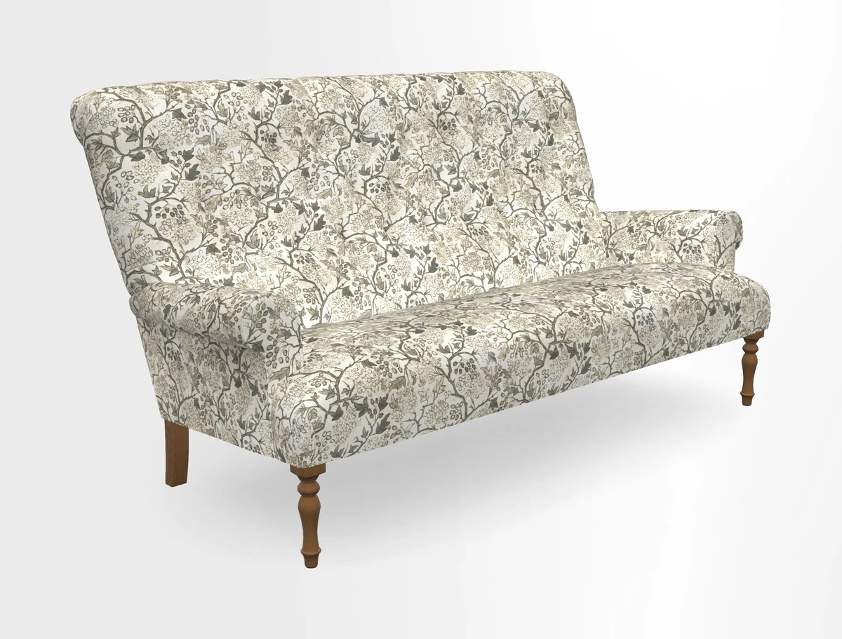 Chelsham 3 seater sofa in Two Tone Plain Biscuit