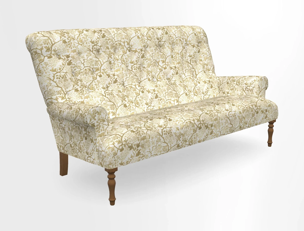 Chelsham 3 seater sofa in Two Tone Plain Biscuit