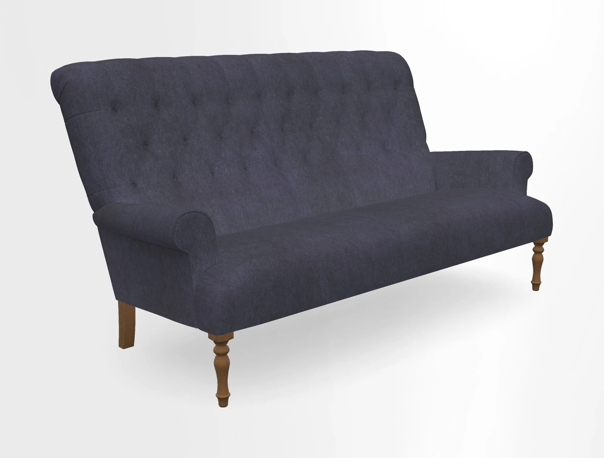 Chelsham 3 seater sofa in Two Tone Plain Biscuit