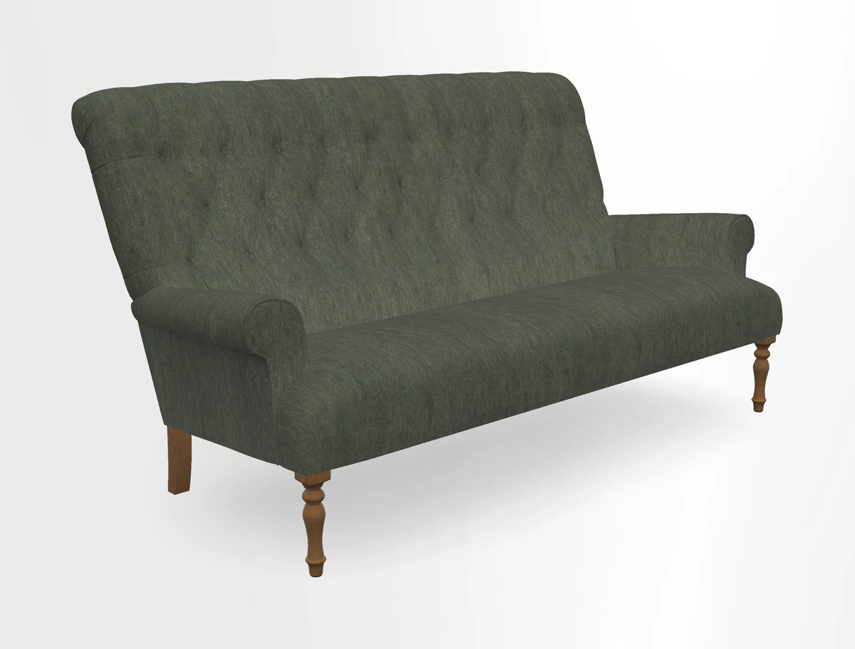 Chelsham 3 seater sofa in Two Tone Plain Biscuit