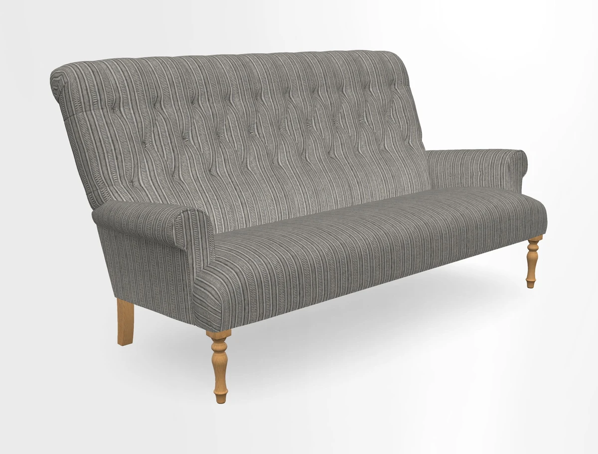 Chelsham 3 seater sofa in Two Tone Plain Biscuit