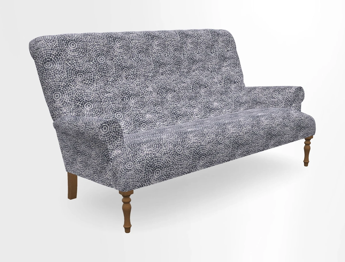 Chelsham 3 seater sofa in Two Tone Plain Biscuit