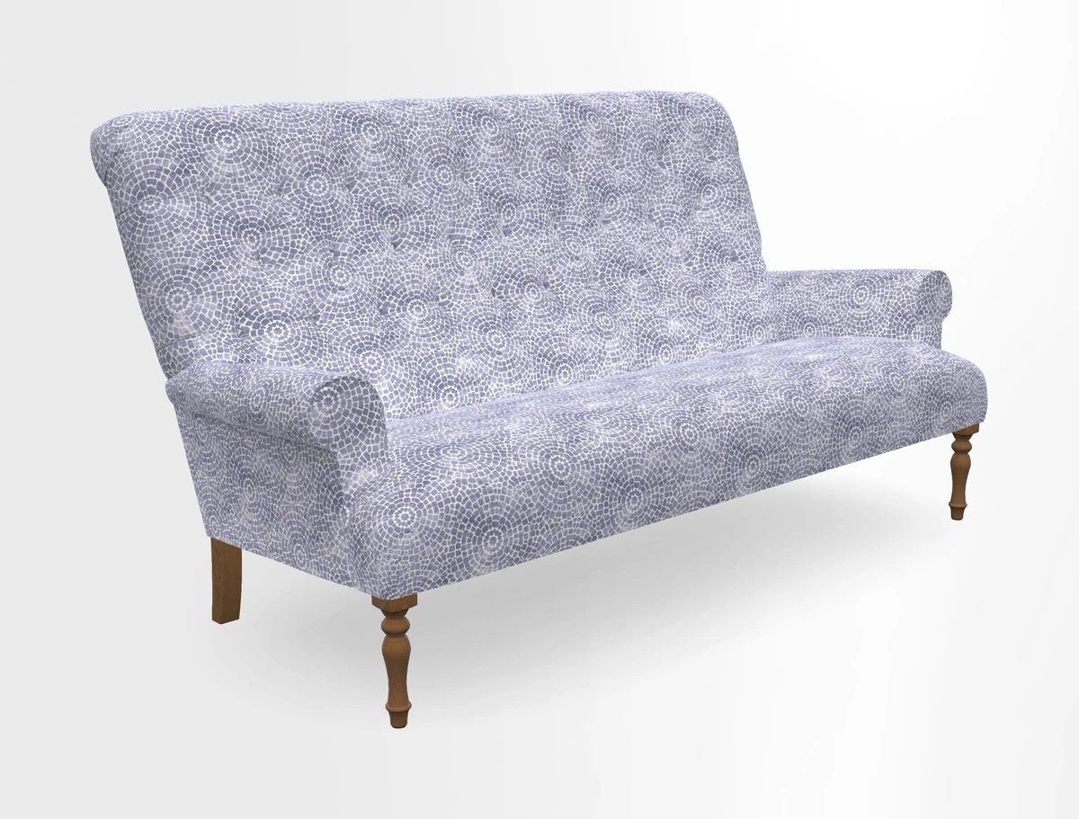 Chelsham 3 seater sofa in Two Tone Plain Biscuit