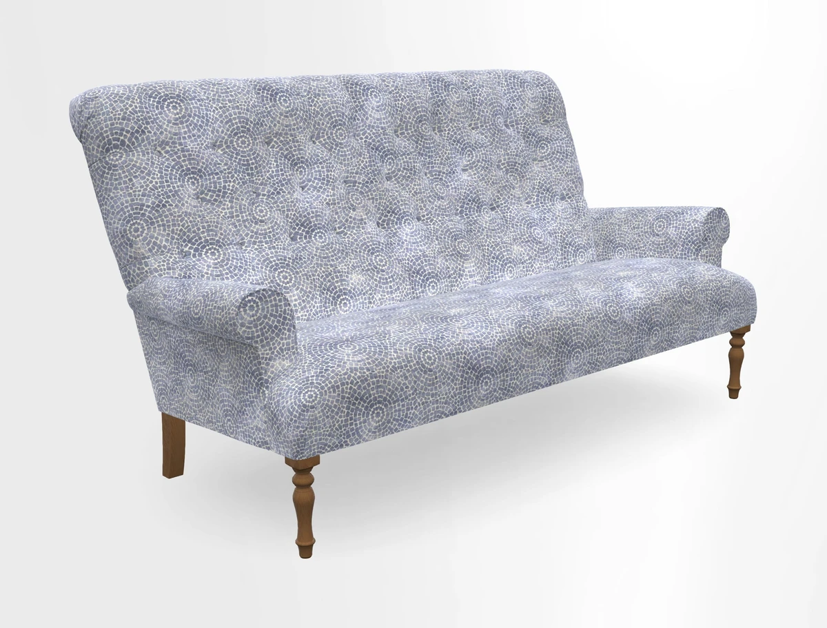 Chelsham 3 seater sofa in Two Tone Plain Biscuit