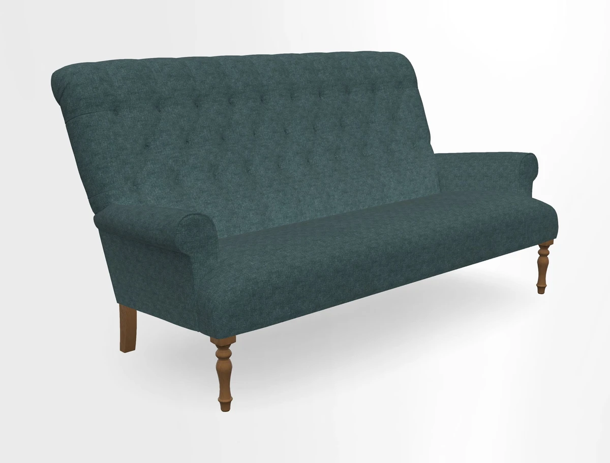 Chelsham 3 seater sofa in Two Tone Plain Biscuit