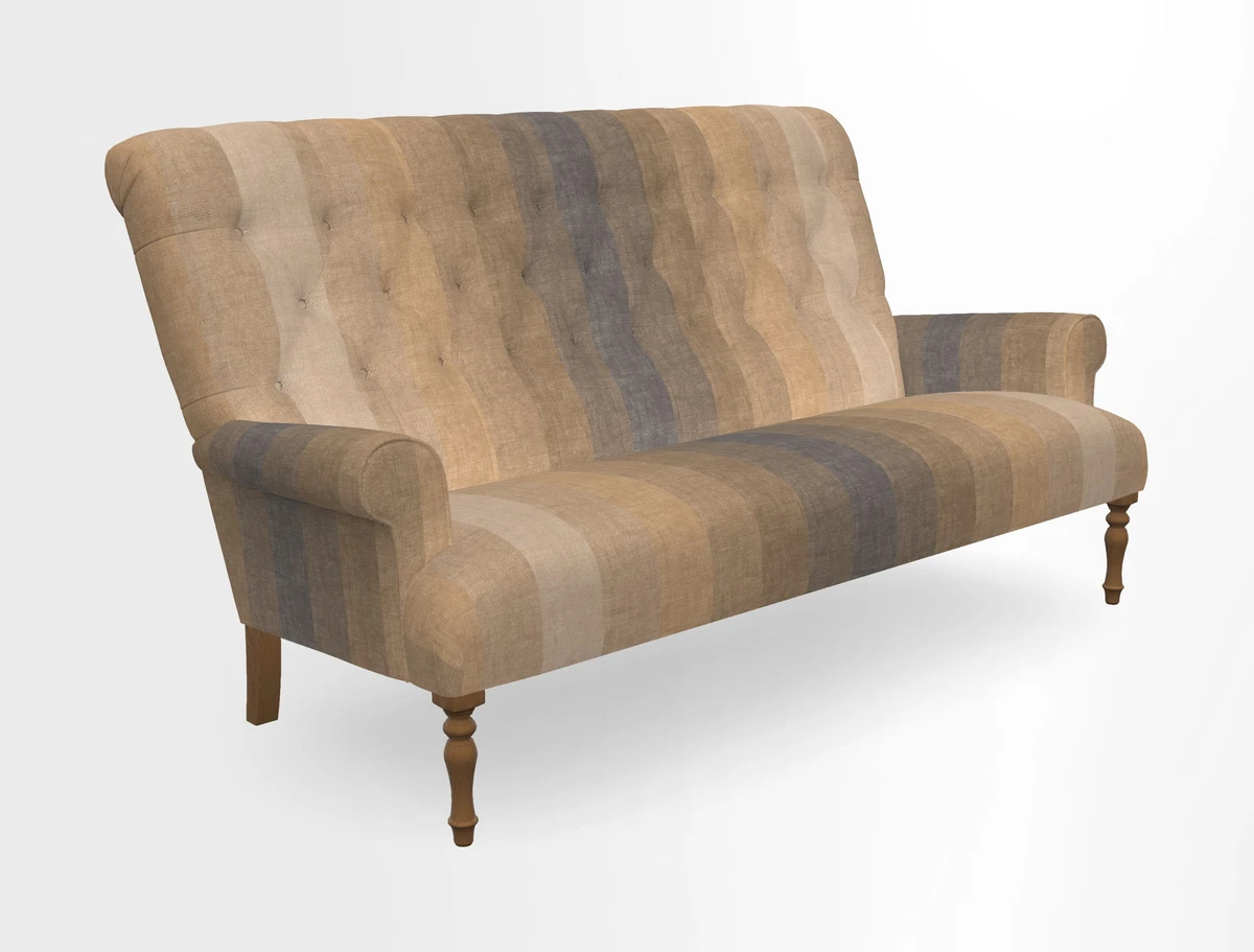 Chelsham 3 seater sofa in Two Tone Plain Biscuit
