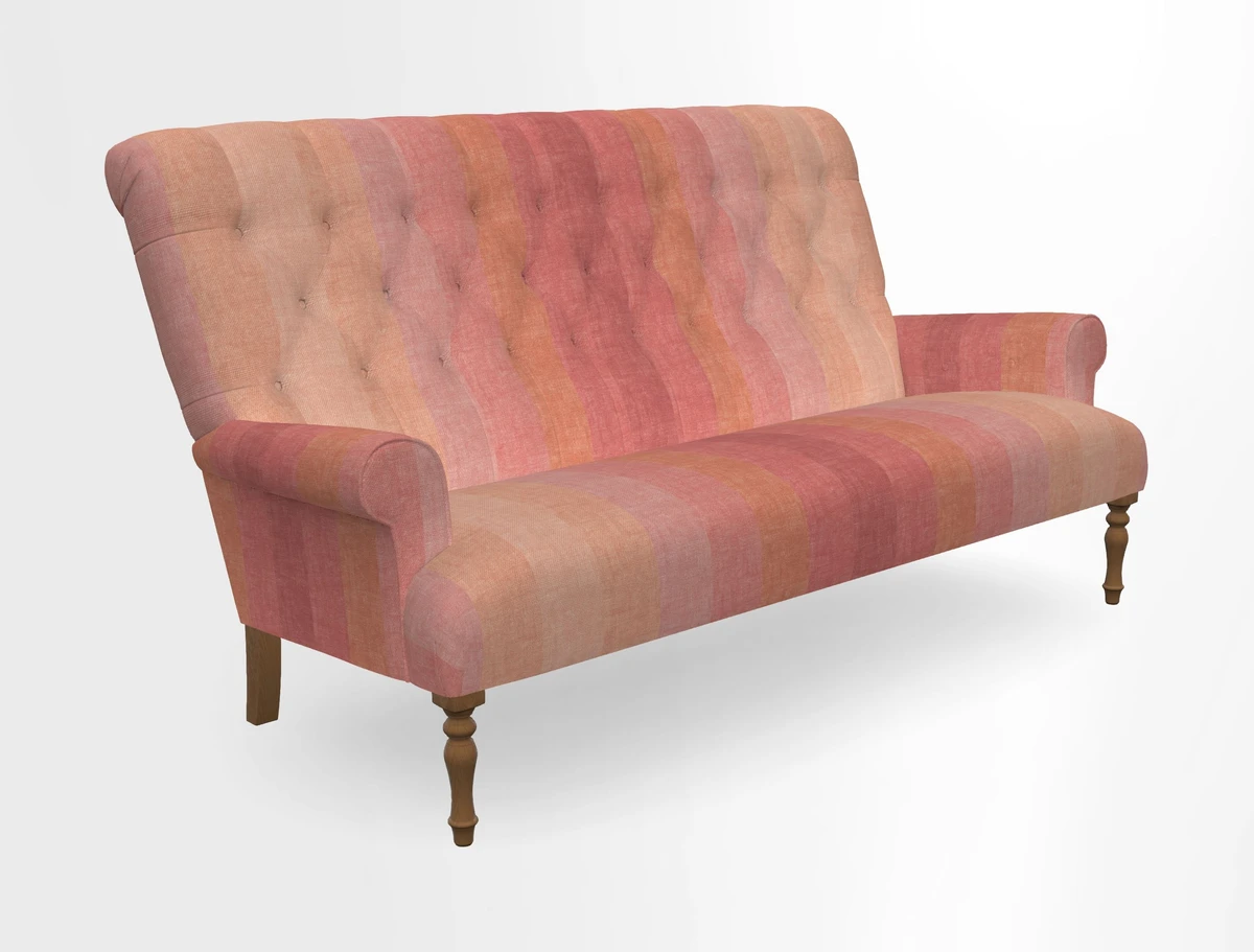 Chelsham 3 seater sofa in Two Tone Plain Biscuit