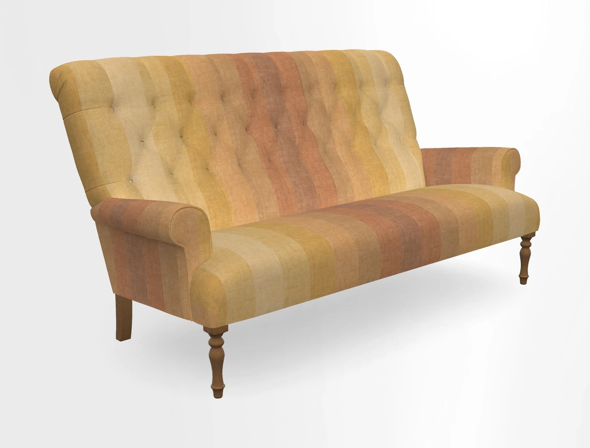 Chelsham 3 seater sofa in Two Tone Plain Biscuit