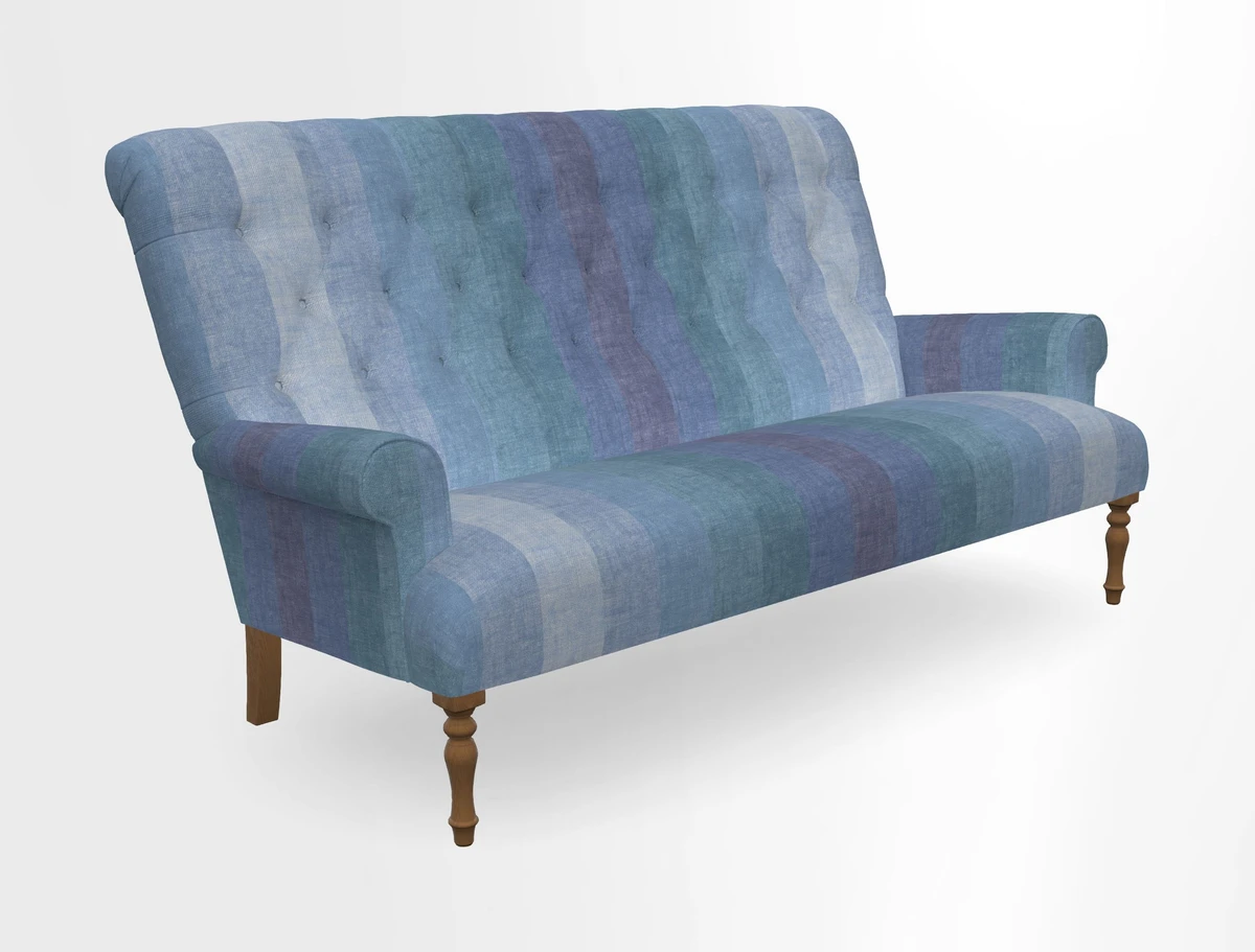 Chelsham 3 seater sofa in Two Tone Plain Biscuit