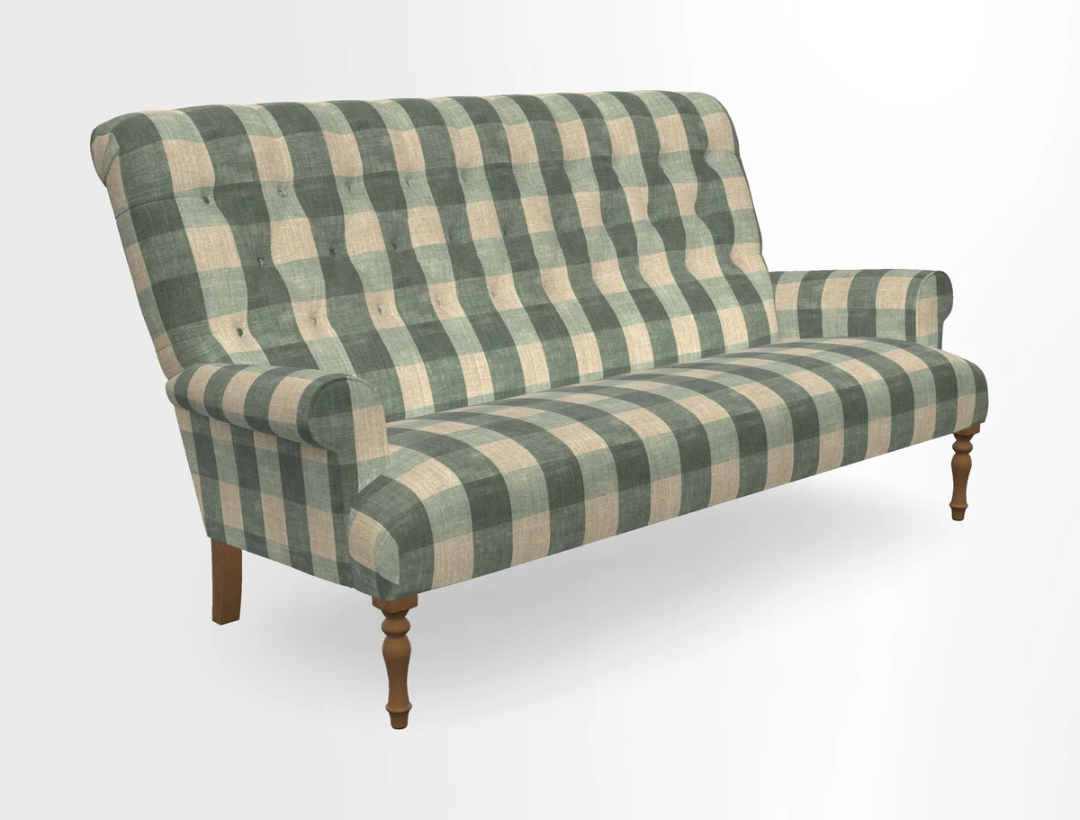 Chelsham 3 seater sofa in Two Tone Plain Biscuit