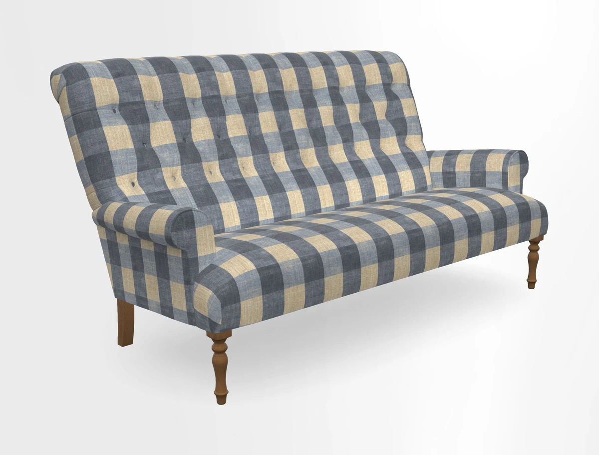Chelsham 3 seater sofa in Two Tone Plain Biscuit