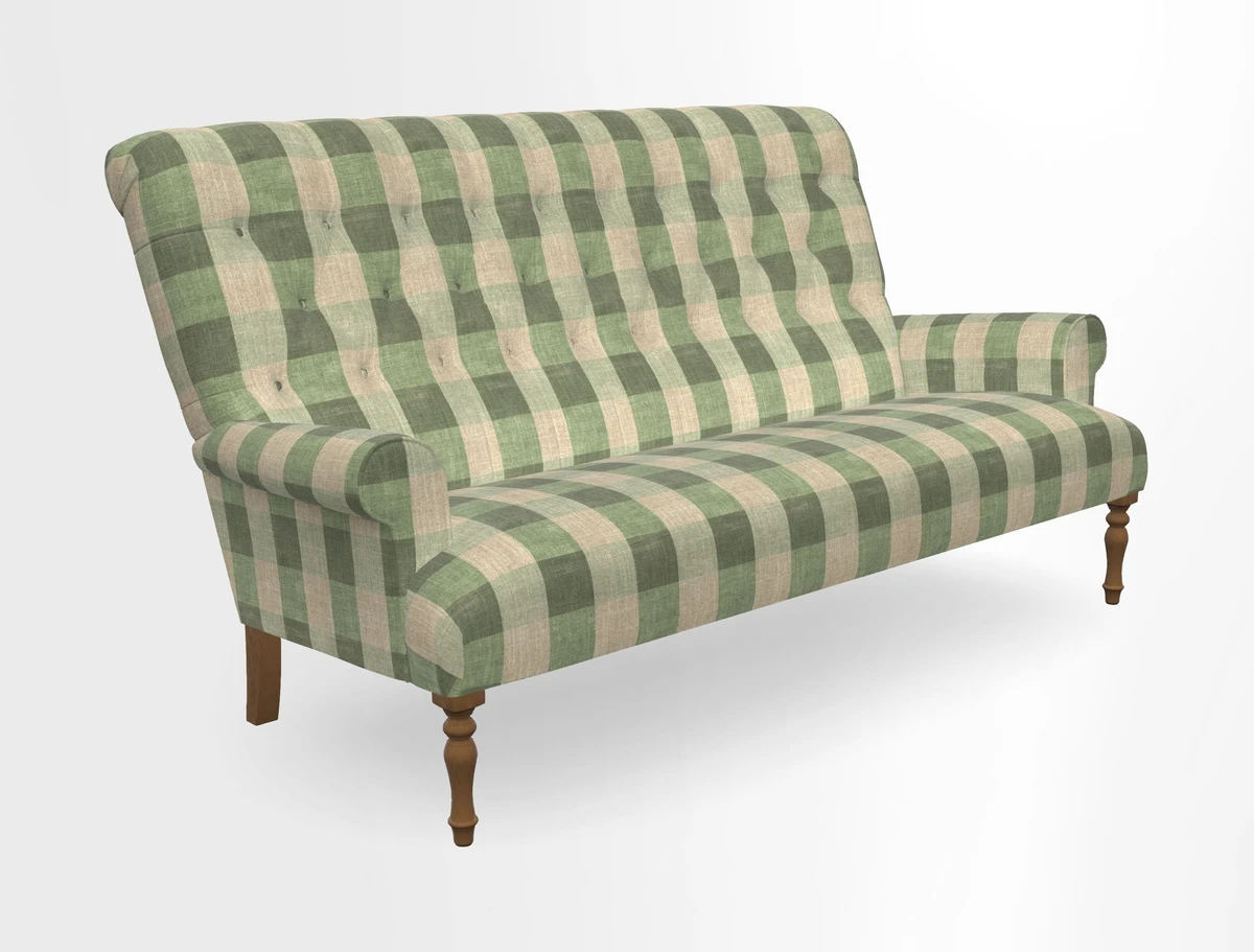 Chelsham 3 seater sofa in Two Tone Plain Biscuit