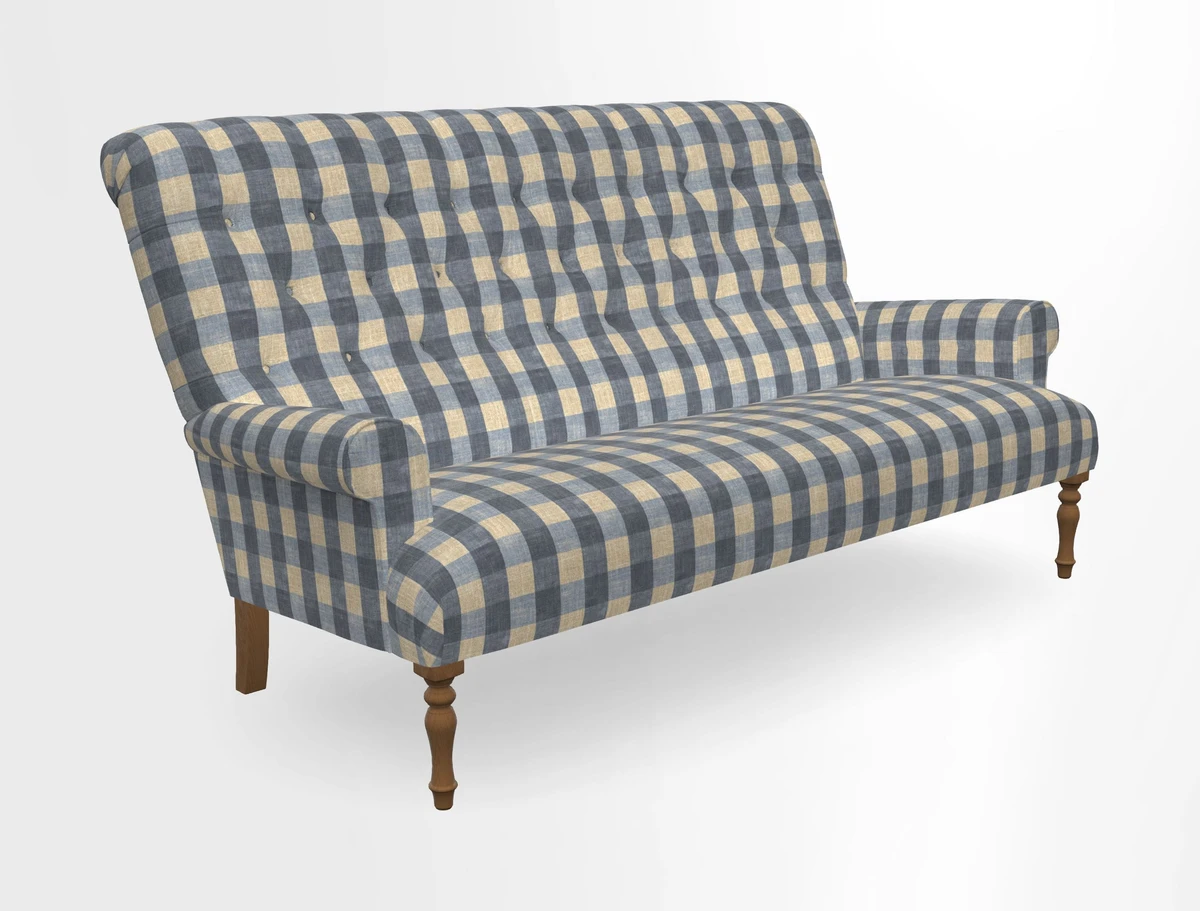 Chelsham 3 seater sofa in Two Tone Plain Biscuit