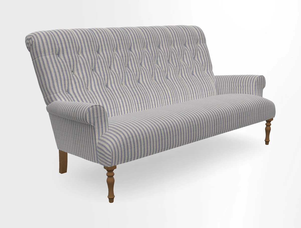 Chelsham 3 seater sofa in Two Tone Plain Biscuit