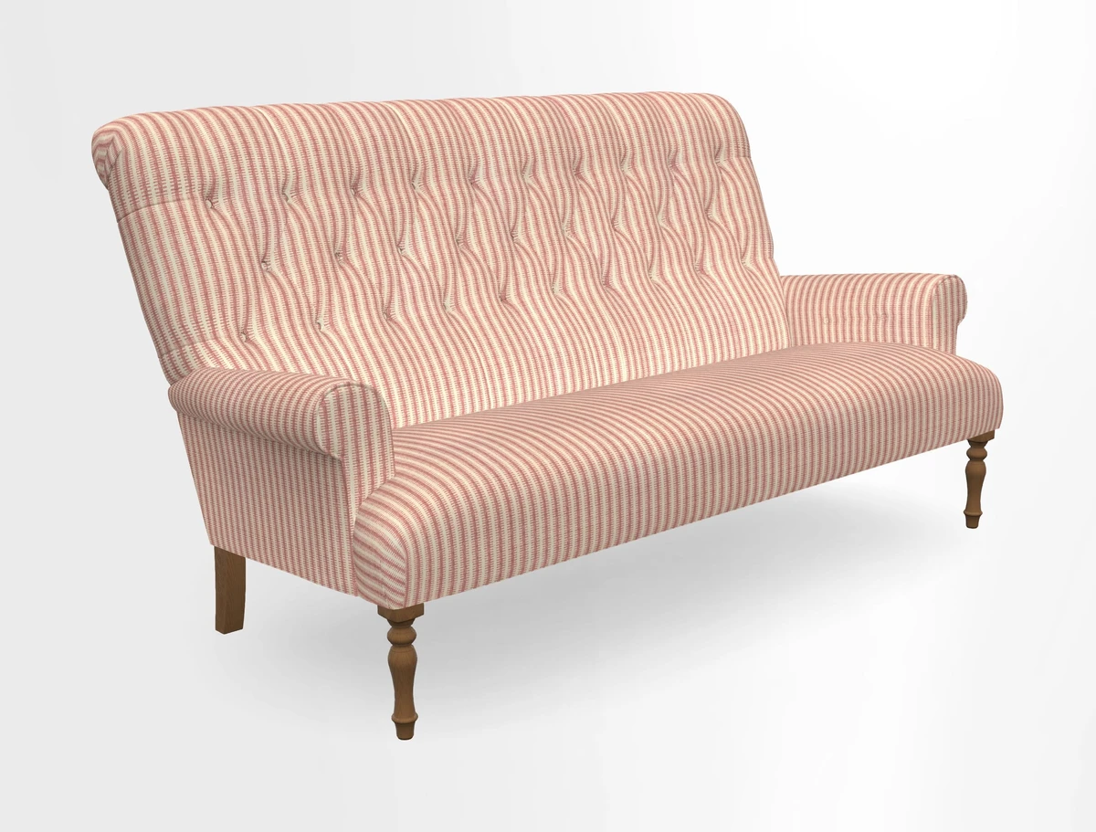 Chelsham 3 seater sofa in Two Tone Plain Biscuit