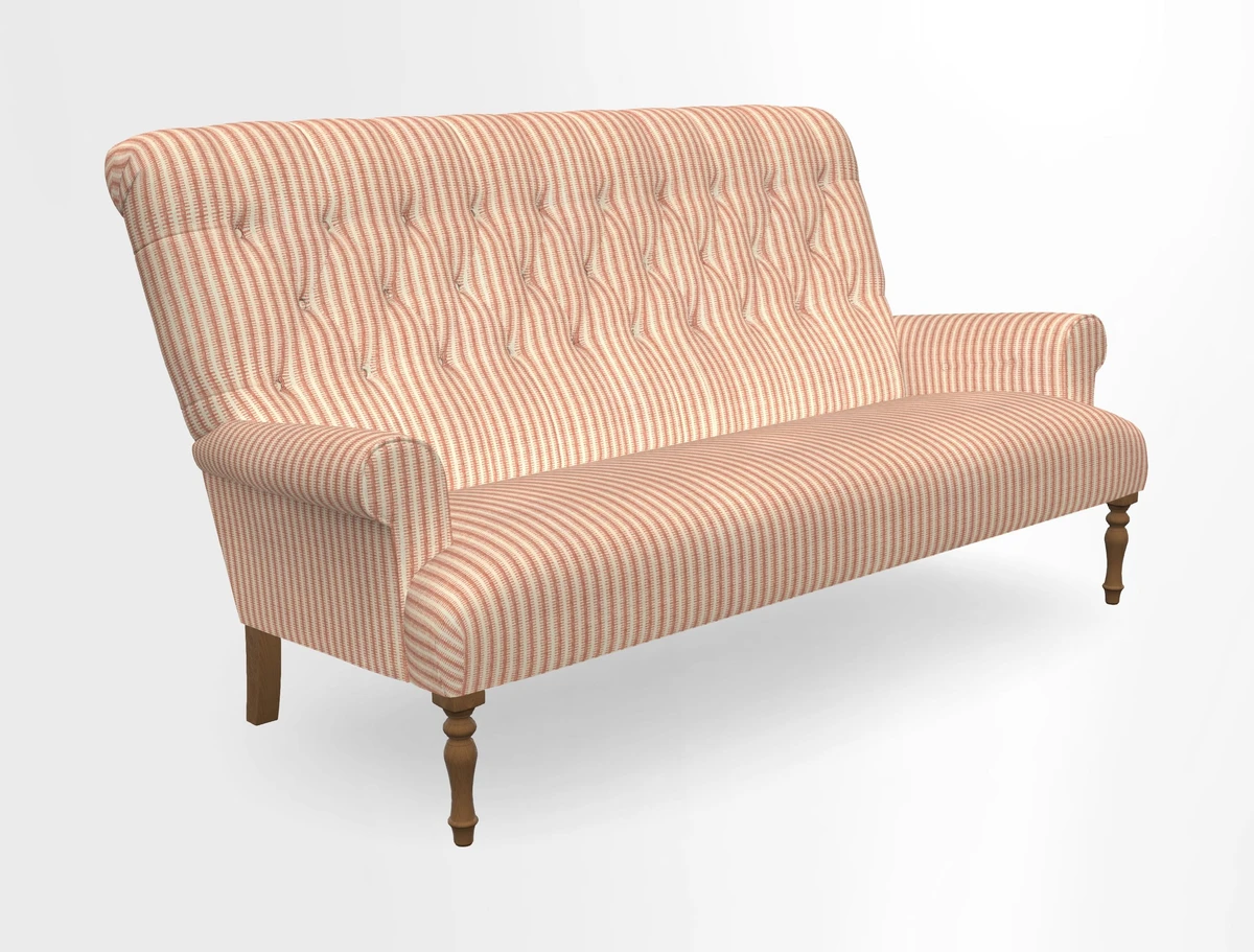 Chelsham 3 seater sofa in Two Tone Plain Biscuit