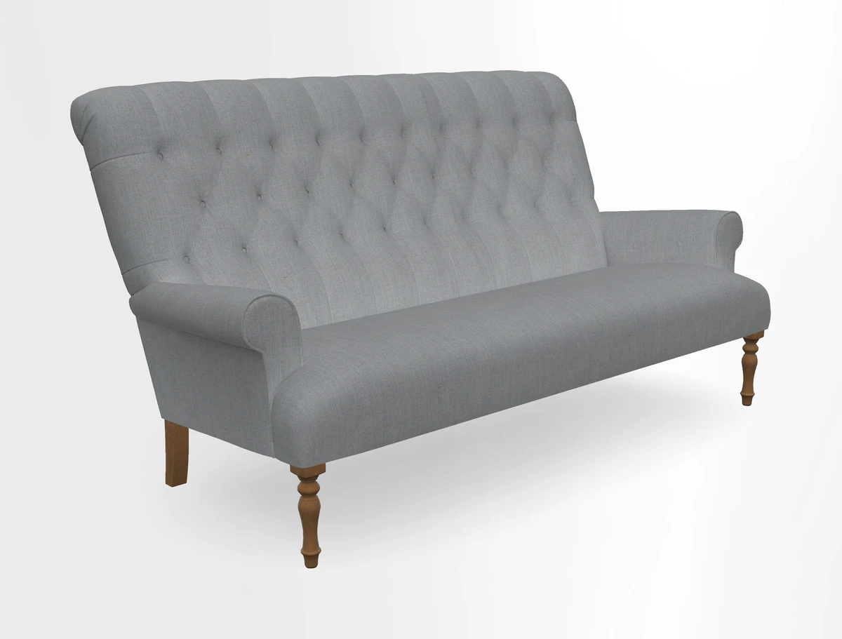 Chelsham 3 seater sofa in Two Tone Plain Biscuit