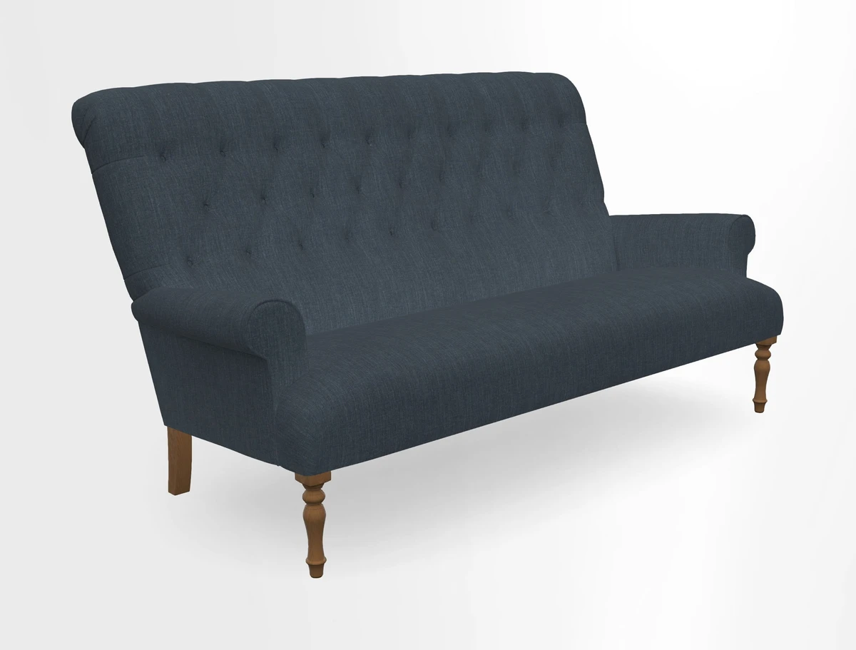 Chelsham 3 seater sofa in Two Tone Plain Biscuit