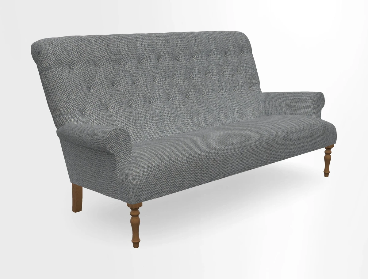 Chelsham 3 seater sofa in Two Tone Plain Biscuit