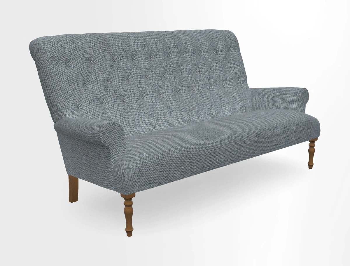 Chelsham 3 seater sofa in Two Tone Plain Biscuit