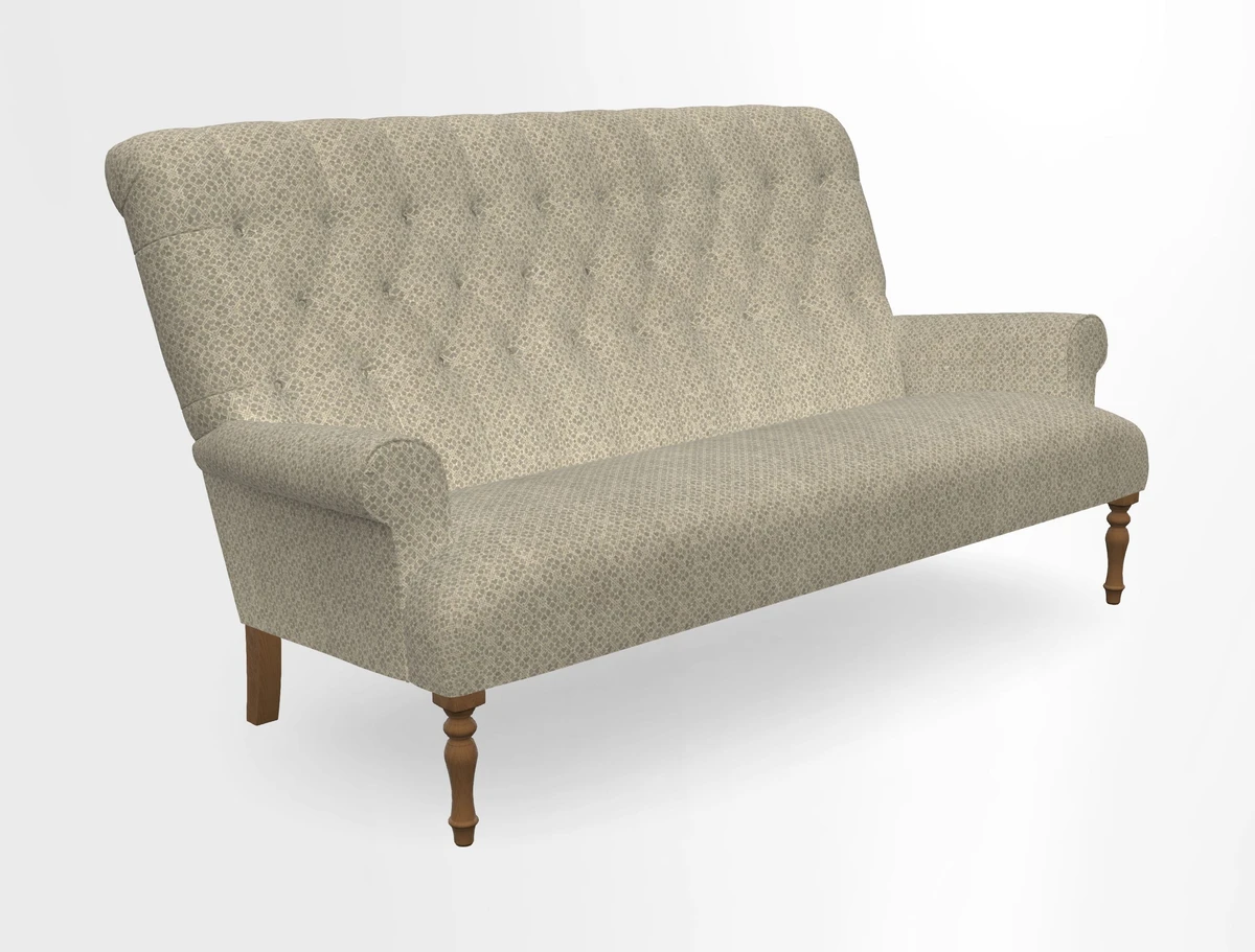 Chelsham 3 seater sofa in Two Tone Plain Biscuit