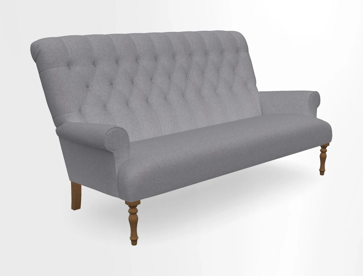 Chelsham 3 seater sofa in Two Tone Plain Biscuit