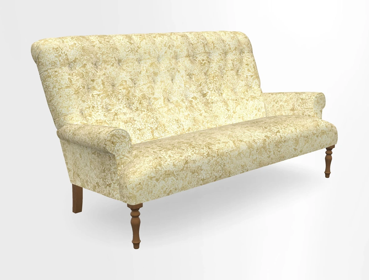 Chelsham 3 seater sofa in Two Tone Plain Biscuit