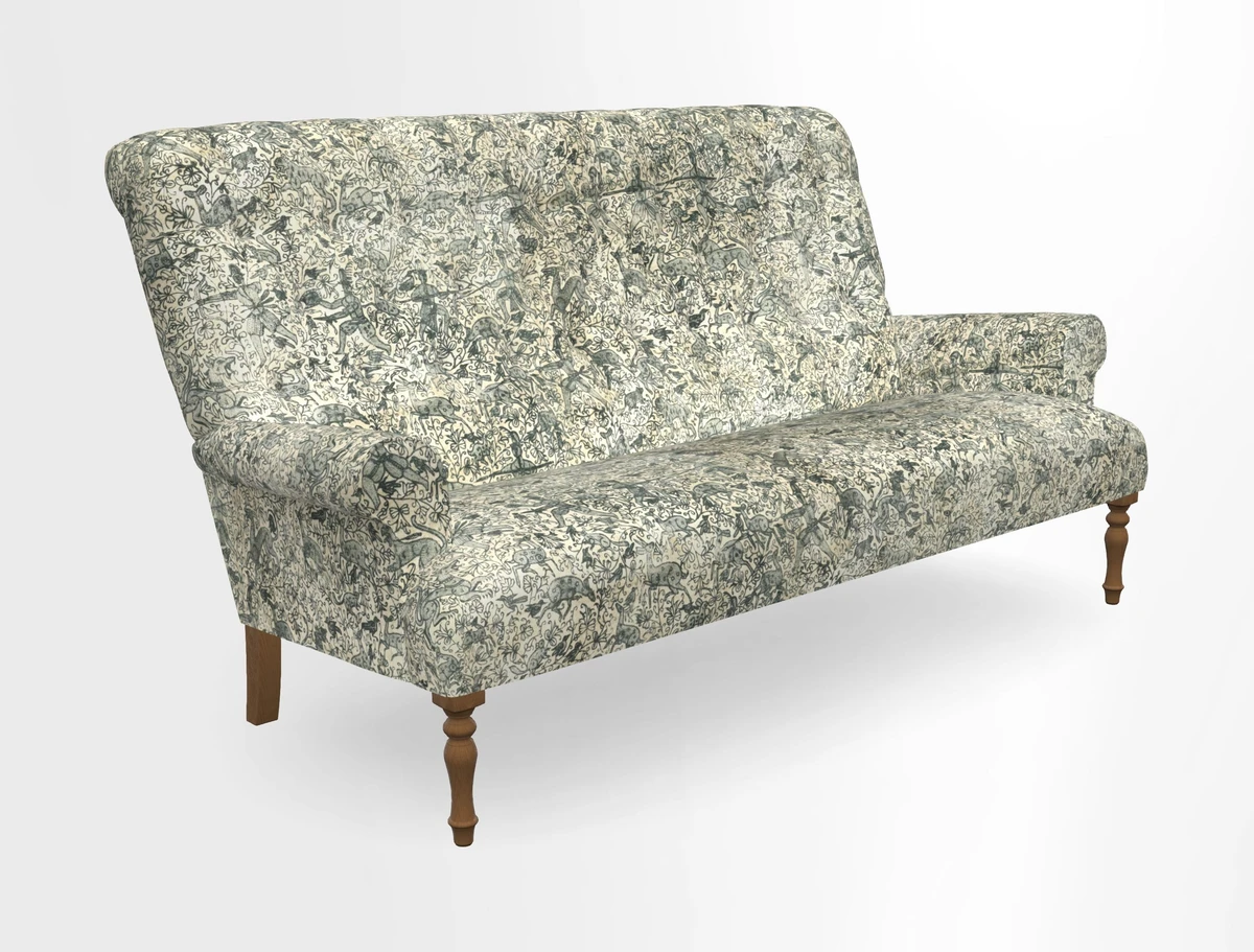 Chelsham 3 seater sofa in Two Tone Plain Biscuit