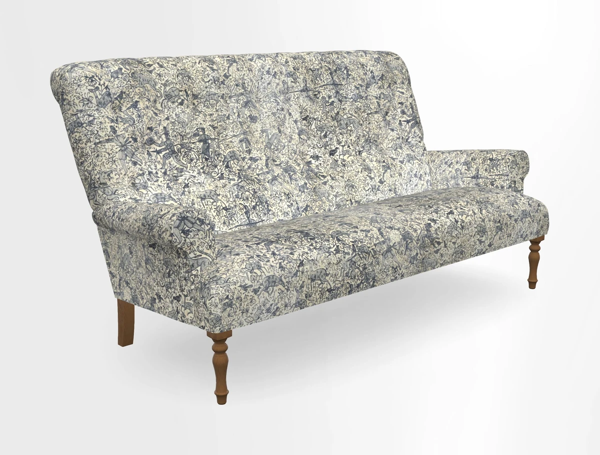 Chelsham 3 seater sofa in Two Tone Plain Biscuit