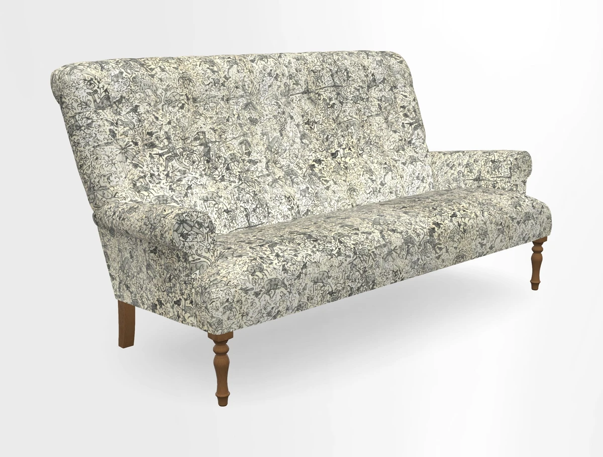 Chelsham 3 seater sofa in Two Tone Plain Biscuit