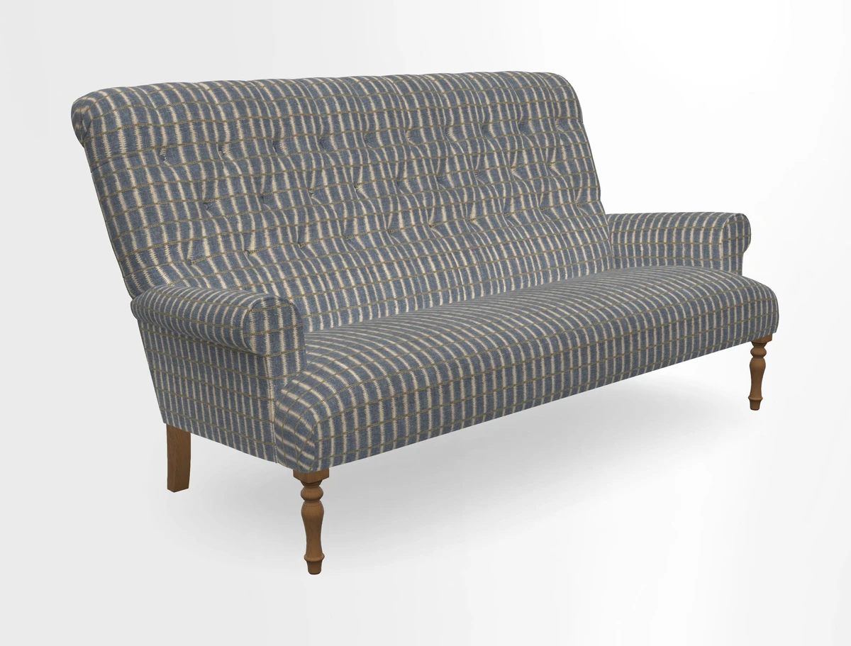 Chelsham 3 seater sofa in Two Tone Plain Biscuit