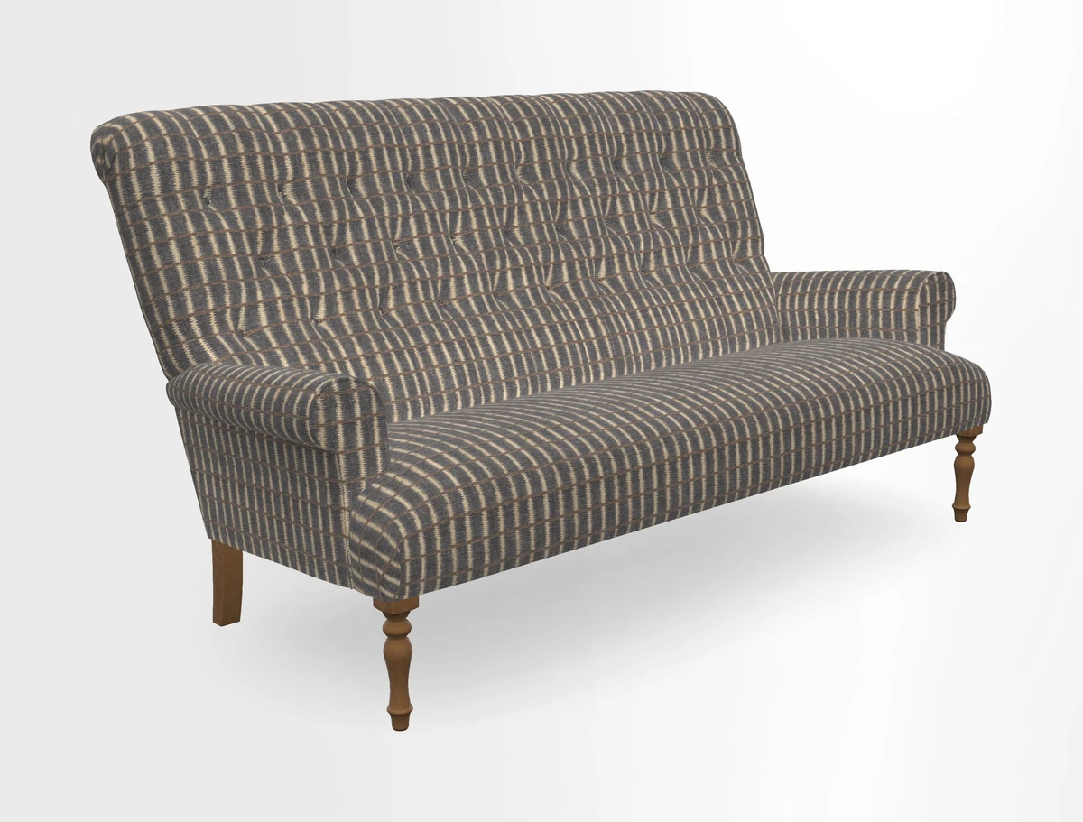 Chelsham 3 seater sofa in Two Tone Plain Biscuit