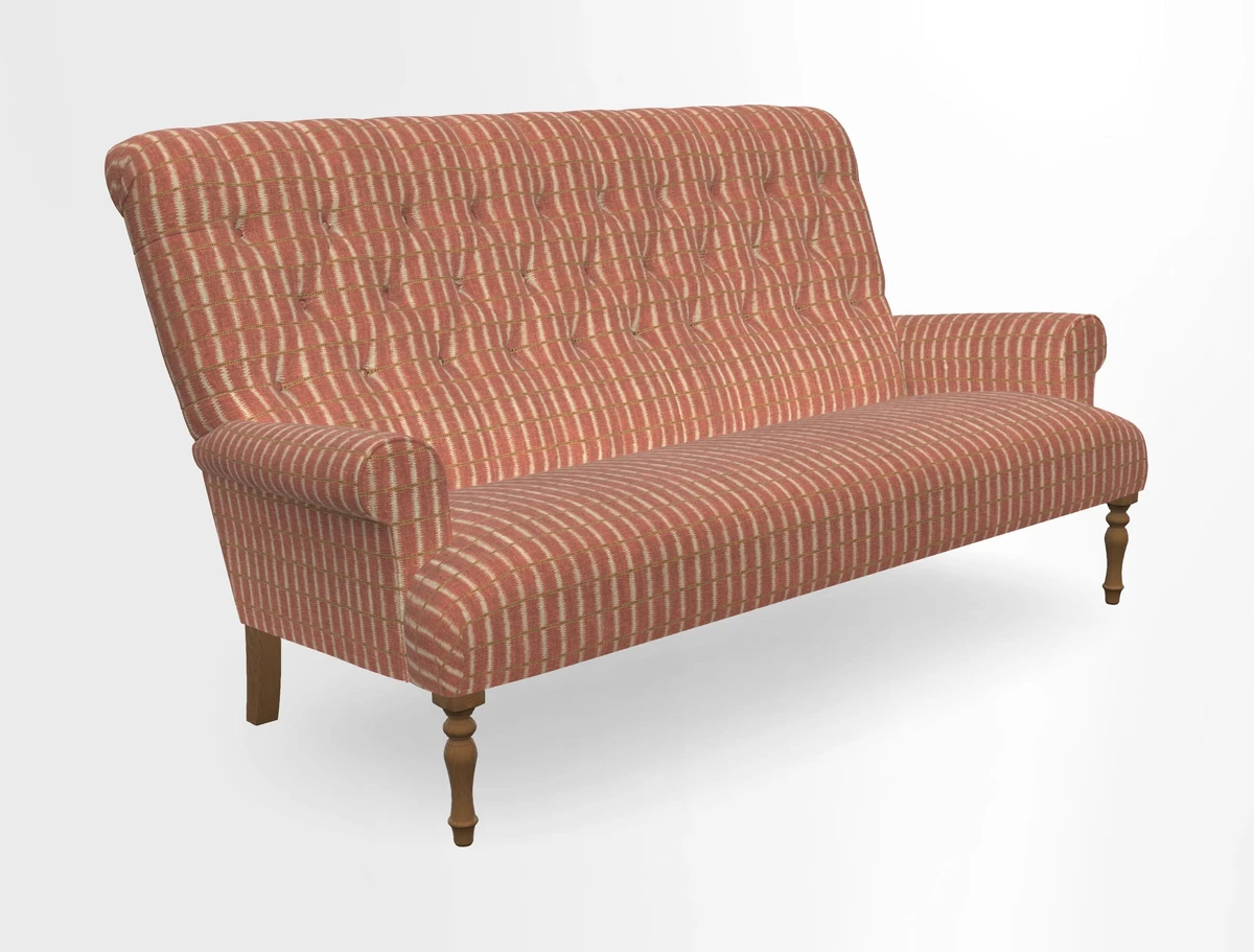 Chelsham 3 seater sofa in Two Tone Plain Biscuit