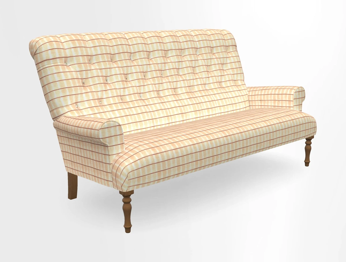 Chelsham 3 seater sofa in Two Tone Plain Biscuit