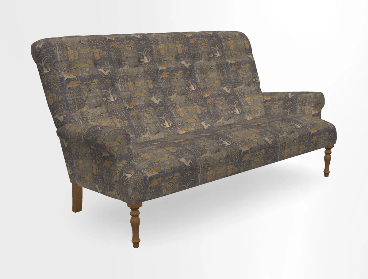 Chelsham 3 seater sofa in Two Tone Plain Biscuit